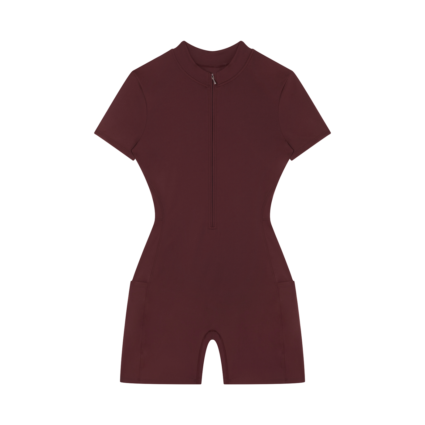 Women's graffiti logo Quarter-Zip Sleeve Romper