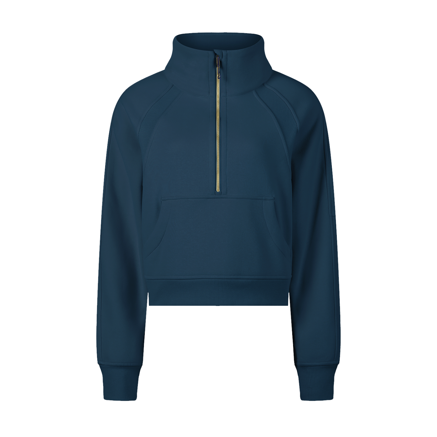 Women's BLOOM Cropped Half-Zip Sweatshirt