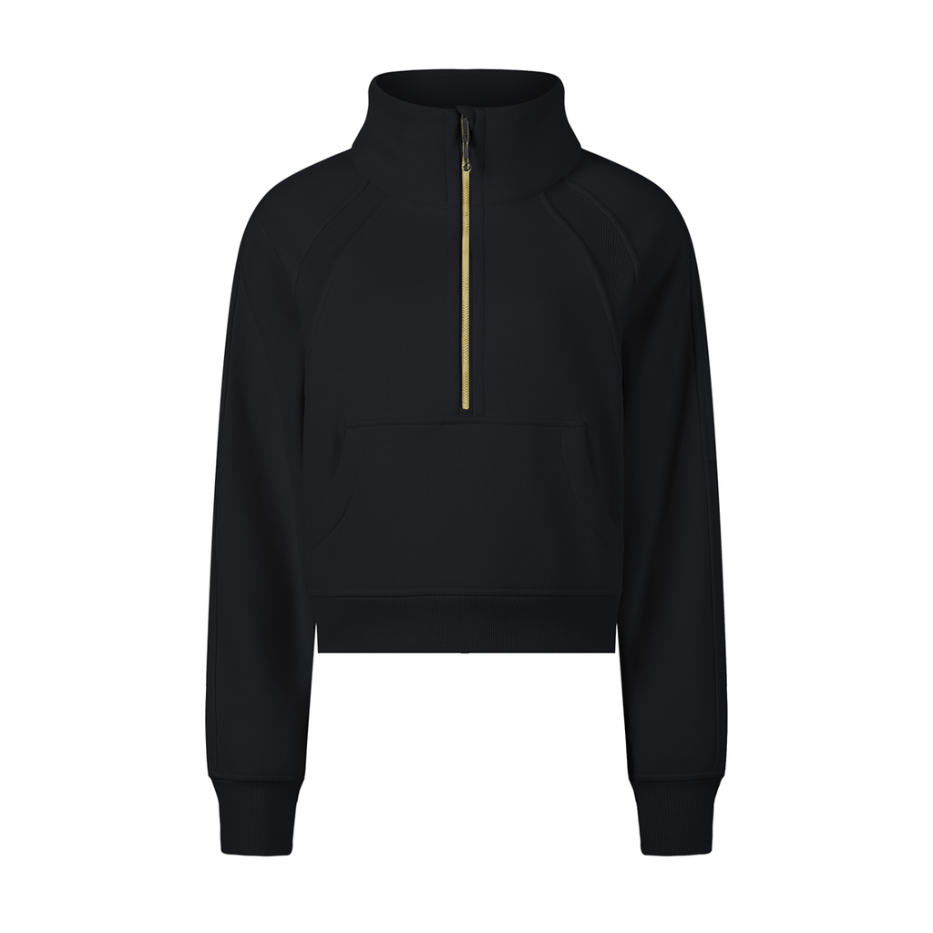 Women's BLOOM Cropped Half-Zip Sweatshirt