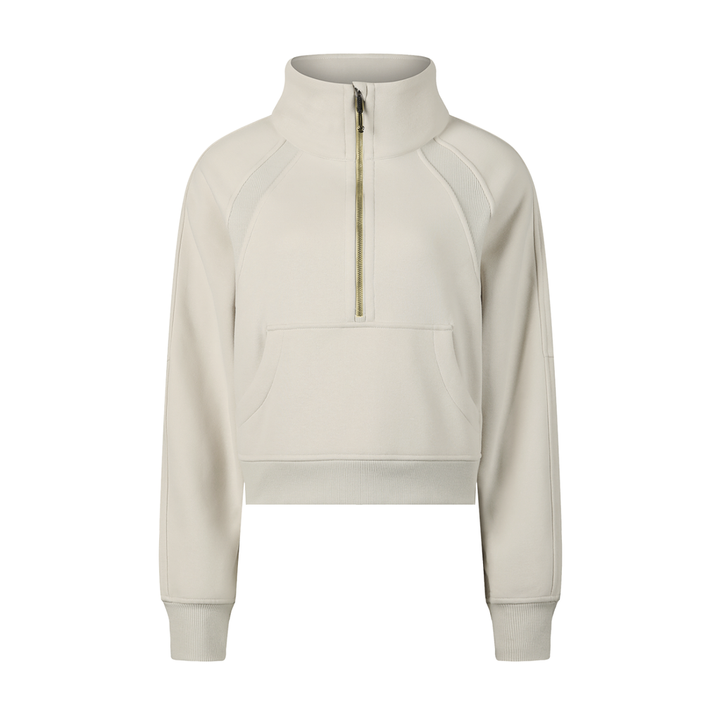 Women's BLOOM Cropped Half-Zip Sweatshirt