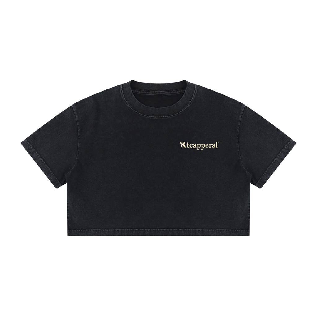 Women's BLOOM Cotton Crop T-Shirt