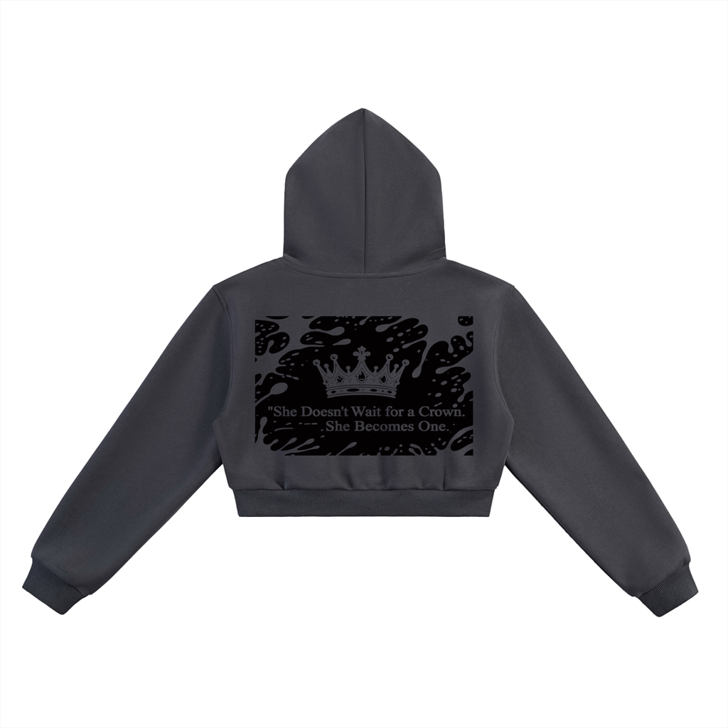 Women's CROWN Cropped Hoodie