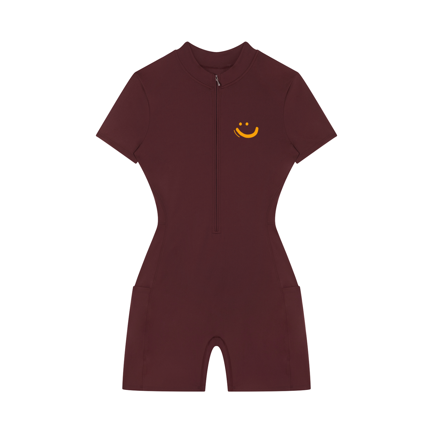 Women's  GOOD VIBES graffiti logo Quarter-Zip/Sleeve Romper